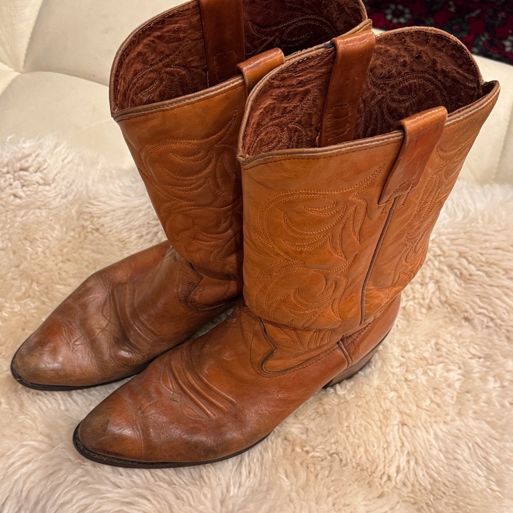 Classic Brown Cowboy Boots